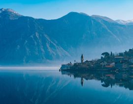 Lais Puzzle - Bucht von Kotor Schnee in den Bergen von Montenegro - 40, 100, 200, 500, 1.000 & 2.000 Teile