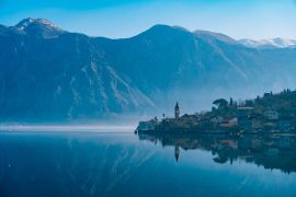 Lais Puzzle - Bucht von Kotor Schnee in den Bergen von Montenegro - 2.000 Teile