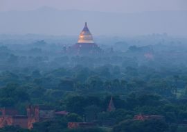 Lais Puzzle - Bagan, Myanmar Land der vielen Pagoden am Morgen - 1.000 Teile