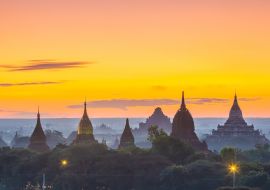 Lais Puzzle - Bagan Stadtbild von Myanmar in Asien - 1.000 Teile