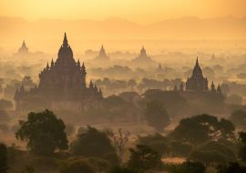 Lais Puzzle - Die Tempel von Bagan bei Sonnenuntergang, Bagan, Myanmar - 1.000 Teile