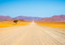 Lais Puzzle - Schotterstraße durch die farbenfrohe Namib-Wüste, im majestätischen Namib Naukluft National Park - 1.000 Teile
