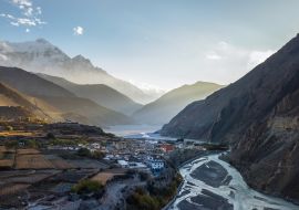 Lais Puzzle - Mustang-Tal im Norden Nepals - 1.000 Teile