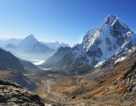 Lais Puzzle - Ama Dablan und Cholatse Gipfel von Dzongla, Chola Pass, Nepal - 40, 100, 200, 500, 1.000 & 2.000 Teile