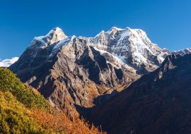 Lais Puzzle - Mera-Gipfel, höchster Trekking-Gipfel in der Everest-Region, Himalaya-Gebirge, Nepal. Panoramabanner Teil - 1.000 Teile
