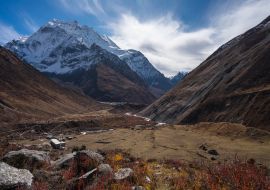 Lais Puzzle - Der Gipfel des Samdo auf der Trekkingroute der Manaslu-Runde im Himalaya-Gebirge in Nepal - 1.000 Teile