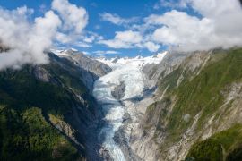 Lais Puzzle - Luftaufnahme des Fox Glacier an der Westküste Neuseelands - 2.000 Teile