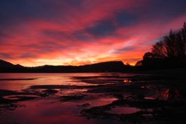 Lais Puzzle - Sonnenuntergang über dem Lake Wanaka auf der Südinsel Neuseelands - 2.000 Teile