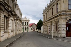 Lais Puzzle - Stadt Oamaru in Neuseeland. Viktorianische Stadt. Straße. Nord-Otago.Südinsel. Waitaki Bezirk - 2.000 Teile