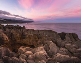 Lais Puzzle - Pancake Rock mit schönem Himmel, Dies ist ein berühmtes Wahrzeichen in Punakaiki Neuseeland - 40, 100, 200, 500, 1.000 & 2.000 Teile