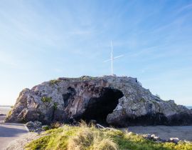 Lais Puzzle - Cave Rock am Sumner Beach in Christchurch Neuseeland - 40, 100, 200, 500, 1.000 & 2.000 Teile