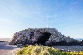 Lais Puzzle - Cave Rock am Sumner Beach in Christchurch Neuseeland - 2.000 Teile