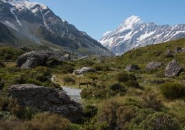 Lais Puzzle - Landschaft am Hooker Valley Track im Mount Cook National Park auf der Südinsel von Neuseeland - 1.000 Teile