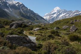 Lais Puzzle - Landschaft am Hooker Valley Track im Mount Cook National Park auf der Südinsel von Neuseeland - 2.000 Teile
