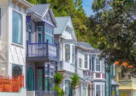 Lais Puzzle - Traditionelle Wohnhäuser am Mount Victoria in Wellington, Neuseeland - 1.000 Teile