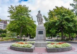 Lais Puzzle - Statue von Kapitän James Cook in Christchurch, Neuseeland - 1.000 Teile