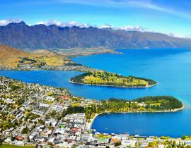 Lais Puzzle - Luftaufnahme des Sees und der Berge in Queenstown, Neuseeland - 40, 100, 200, 500, 1.000 & 2.000 Teile