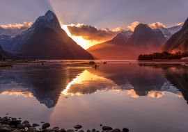 Lais Puzzle - Mitre Peak Sonnenuntergang - Neuseeland - 1.000 Teile