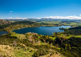 Lais Puzzle - Panorama des Tutira Lake, Hawke's Bay, Neuseeland - 1.000 Teile