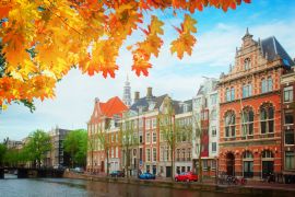 Lais Puzzle - Alte Häuser in Amsterdam, Niederlande - 2.000 Teile