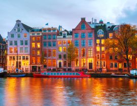 Lais Puzzle - Stadtansicht von Amsterdam mit dem Fluss Amstel - 40, 100, 200, 500, 1.000 & 2.000 Teile