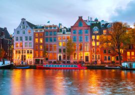 Lais Puzzle - Stadtansicht von Amsterdam mit dem Fluss Amstel - 1.000 Teile