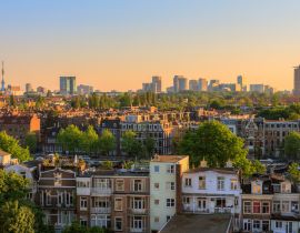 Lais Puzzle - Schönes Stadtbild mit Blick auf die Stadt Amsterdam in den Niederlanden - 40, 100, 200, 500, 1.000 & 2.000 Teile