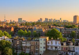 Lais Puzzle - Schönes Stadtbild mit Blick auf die Stadt Amsterdam in den Niederlanden - 1.000 Teile