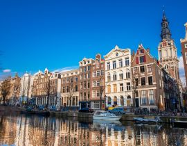 Lais Puzzle - Grachten, Boote und schöne Architektur im alten zentralen Viertel in Amsterdam - 40, 100, 200, 500, 1.000 & 2.000 Teile