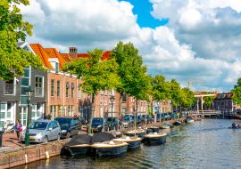 Lais Puzzle - Gracht in Alkmaar, Holland - 1.000 Teile