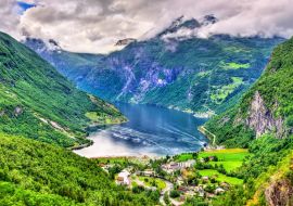 Lais Puzzle - Blick auf den Geirangerfjord, UNESCO-Kulturerbe in Norwegen - 1.000 Teile