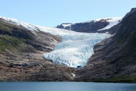 Lais Puzzle - See Svartisvatnet in Helgeland; Nordland; Norwegen, mit Gletscher Svartisen im Hintergrund - 2.000 Teile