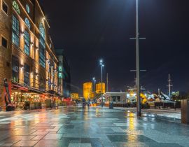 Lais Puzzle - Nacht im Jachthafen Aker Brygge. Oslo, Norwegen - 40, 100, 200, 500, 1.000 & 2.000 Teile