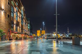 Lais Puzzle - Nacht im Jachthafen Aker Brygge. Oslo, Norwegen - 2.000 Teile