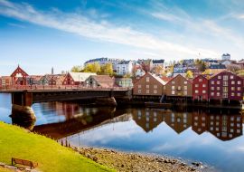 Lais Puzzle - Panorama von Trondheim, Norwegen - 1.000 Teile
