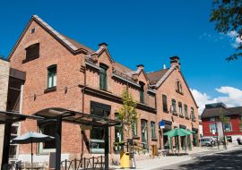 Lais Puzzle - Stadtstraße mit Gebäuden in Lillehammer, Oppland, Norwegen - 1.000 Teile