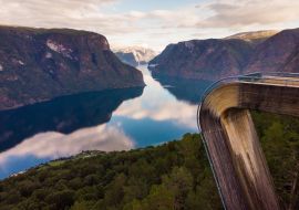 Lais Puzzle - Fjordlandschaft bei Stegastein Aussichtspunkt Norwegen - 1.000 Teile