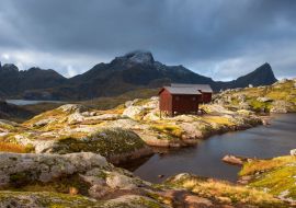 Lais Puzzle - Lofoten Inseln Norwegen. Herbstlandschaft in den Bergen - 1.000 Teile