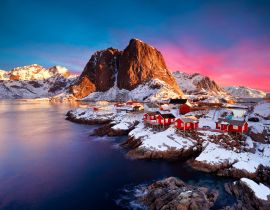 Lais Puzzle - Landschaft der norwegischen Lofoten - hamnoy - 40, 100, 200, 500, 1.000 & 2.000 Teile
