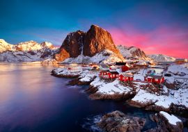 Lais Puzzle - Landschaft der norwegischen Lofoten - hamnoy - 1.000 Teile