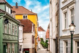 Lais Puzzle - Traditionelle farbige Häuser im Stadtzentrum von Bergen, Norwegen - 2.000 Teile