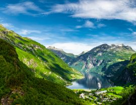 Lais Puzzle - Blick auf den Geirangerfjord in Norwegen - 40, 100, 200, 500, 1.000 & 2.000 Teile