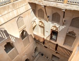 Lais Puzzle - Blick von oben in die Burg Jabreen in Bahla, Sultanat Oman - 40, 100, 200, 500, 1.000 & 2.000 Teile