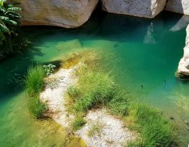 Lais Puzzle - Blaugrüne Wasserlöcher im Wadi Shab, Oman - 40, 100, 200, 500, 1.000 & 2.000 Teile