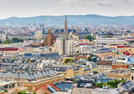 Lais Puzzle - Luftaufnahme des Stadtzentrums von Wien - 1.000 Teile