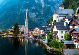 Lais Puzzle - Das Dorf Hallstatt in der Abenddämmerung - 1.000 Teile