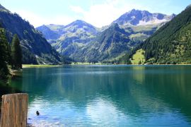 Lais Puzzle - Blick auf den Vilsalpsee im Tannheimer Tal in Österreich - 2.000 Teile