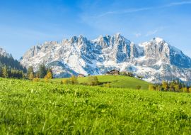 Lais Puzzle - Österreichischer Bergbauernhof im Herbst, Kitzbühel, Tirol, Österreich - 1.000 Teile