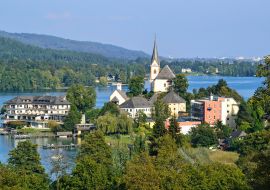 Lais Puzzle - Blick auf Maria Wörth in Österreich - 1.000 Teile
