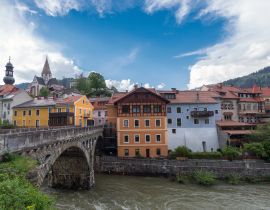 Lais Puzzle - Alte Brücke in Murau, Österreich - 40, 100, 200, 500, 1.000 & 2.000 Teile